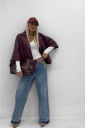 jeans modello wide leg bijoux